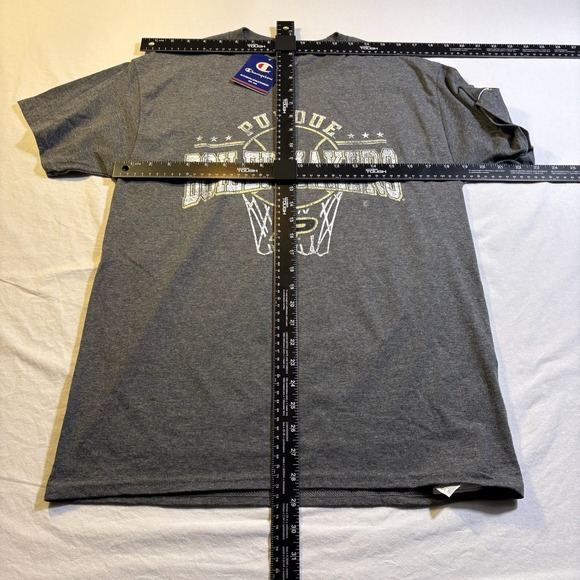 Champion Purdue Boilermakers Basketball Graphic T Shirt Mens Size Medium Gray - Picture 4 of 6